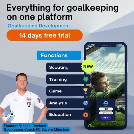 Goalkeeping Development Software trial